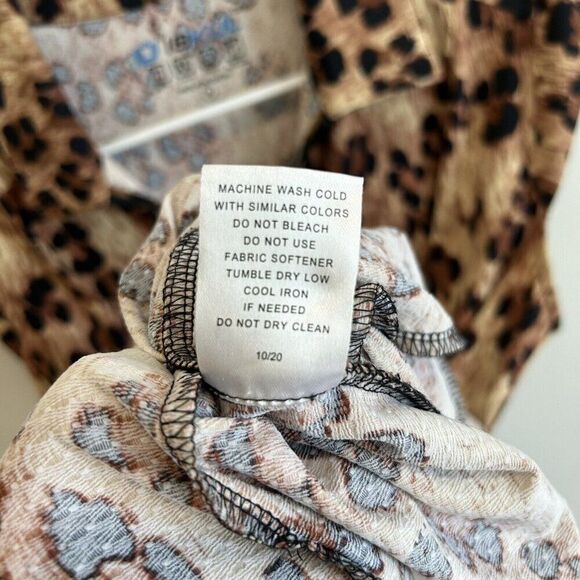 IBKUL Leopard Print Sleeveless Active Dress UPF 50+ Golf Tennis Pickleball M EUC - Picture 8 of 9